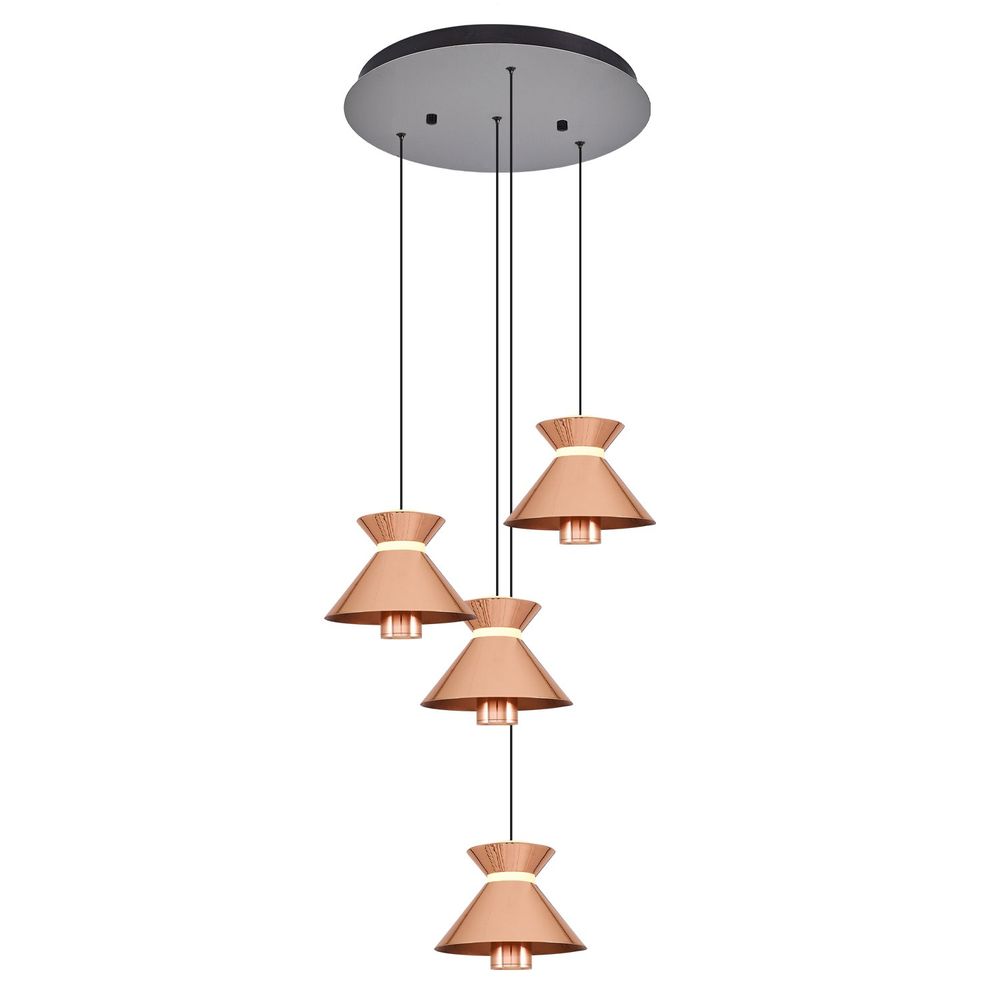 Luster 2803-4A-32 – boje: ružičasto zlato slika 1