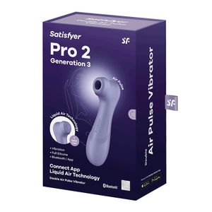 Vibrator SATISFYER Pro 2 Generation 3 with Liquid Air Lilac