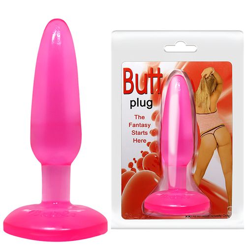 Pink analni dildo 14cm slika 1