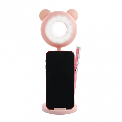 Drzac za mobilni sa LED rasvetom makeup K5 pink slika 1