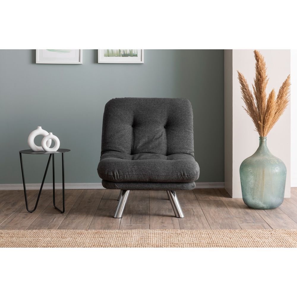Misa Small Solo - Tamno Siva Sofa na Razvlačenje za Jednu Osobu slika 2