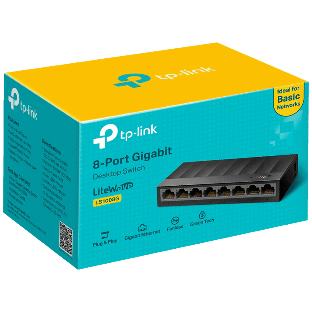 TP-LINK 8-Port Gigabit Desktop Switch - LS1008G slika 2