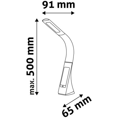 Avide lampa stolna 6W s kalendarom kožna slika 5