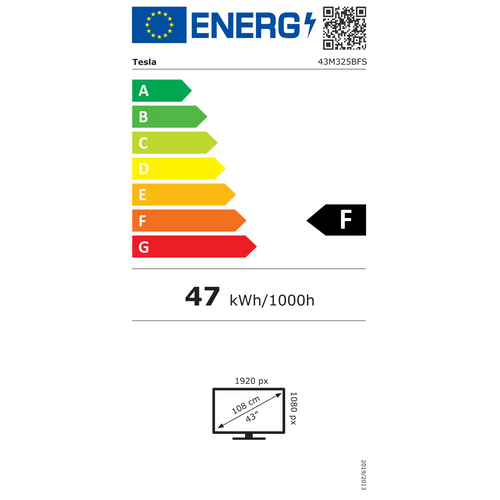 Tesla TV 43M325BFS, 43" VIDAA OS, Hotel mode, FHD slika 2