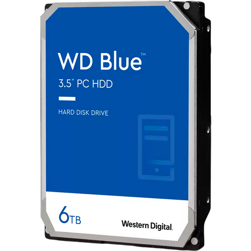 HDD Desktop WD Blue (3.5'', 6TB, 256MB, 5400 RPM, SATA 6 Gb/s) slika 2