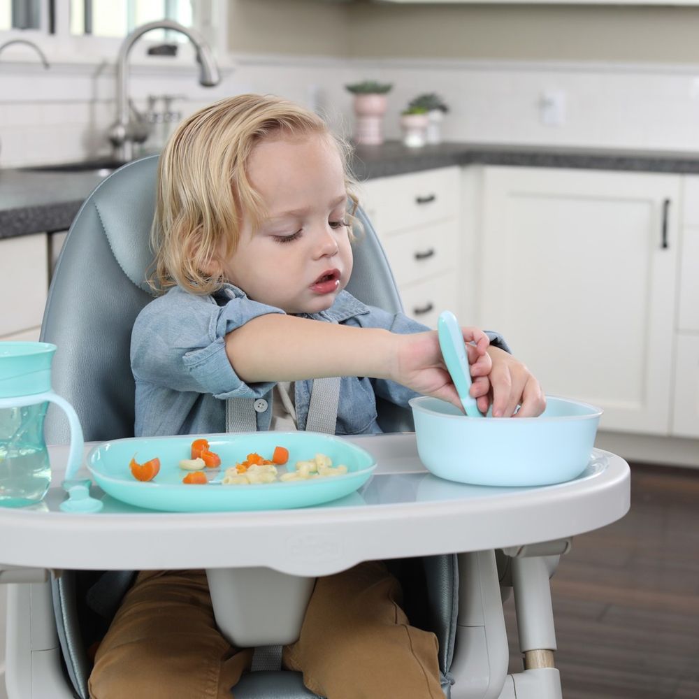 Chicco Dječiji set za jelo Baby's Dish, Blue slika 6