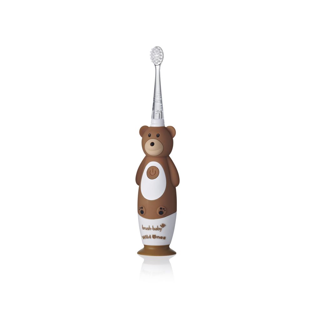 Brush-Baby Dječija punjiva električna četkica WildOnes - Medo slika 2