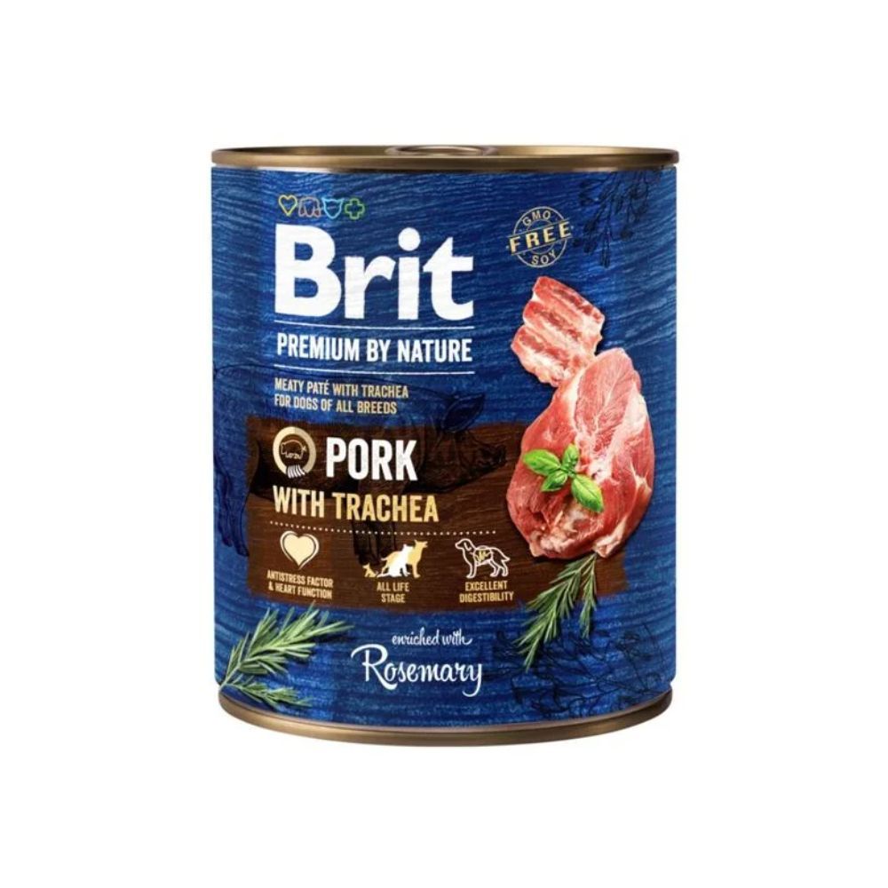 Brit Premium by Nature svinjetina s dušnikom, konzerva 800 g slika 1