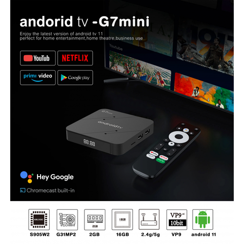 Android Smart TV box G7 mini 2/16GB slika 4