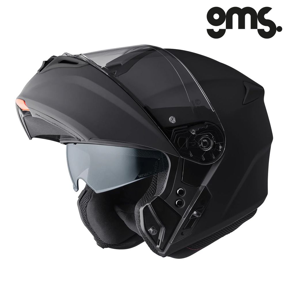 Modularna - flip up kaciga za motor GMS Aperio - Mat crna vel.XL slika 1