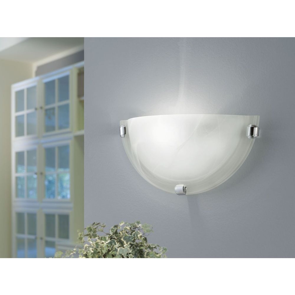 Eglo Salome zidna lampa/1 alabaster/krom  slika 5