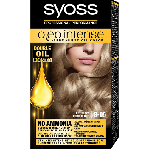 SYOSS OLEO INTENSE boja za kosu 8-05 Beige Blond  slika 1