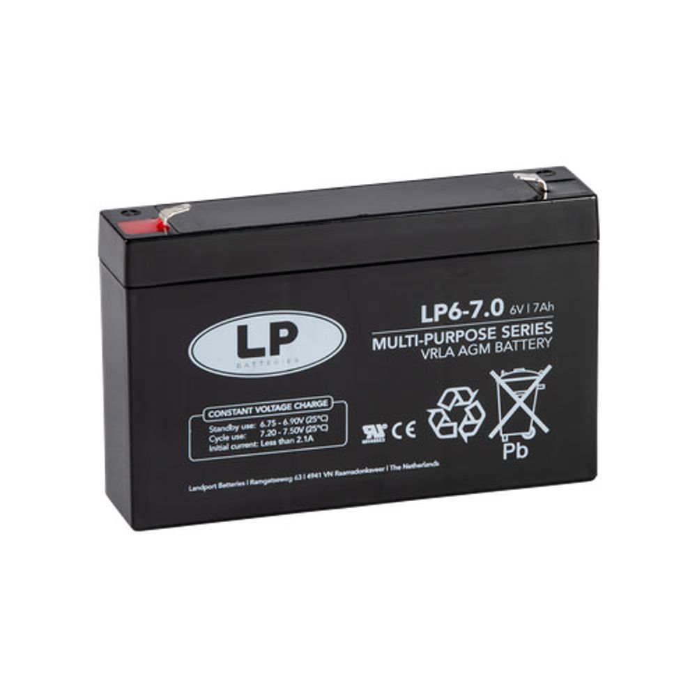 LANDPORT Baterija DJW 6V-7.0Ah slika 1