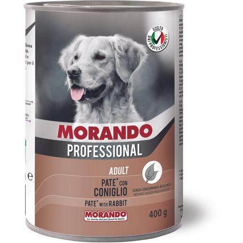 Morando Dog Prof Adult Pate Zečetina 400g konzerva slika 1