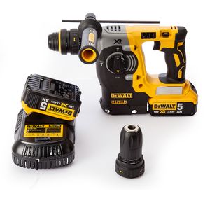 Dewalt DCH274P2 aku elektropneumatski kombinirani čekić 18 v 5,0 ah 