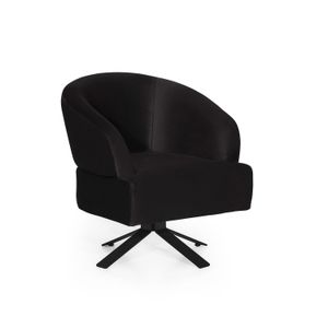 Kobalt Bergere Black Wing Chair