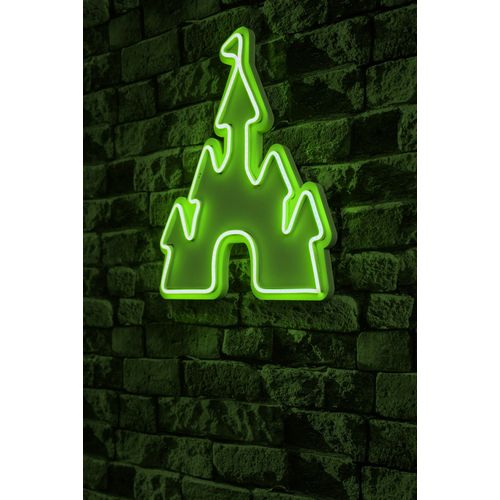 Wallity Ukrasna plastična LED rasvjeta, Castle - Green slika 9
