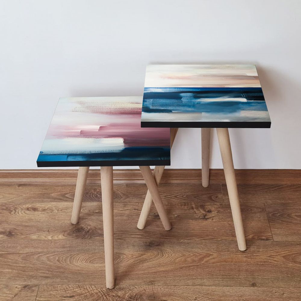 Nesting stolovi 2Shp419 - (2 komada) - boje: više boja slika 1