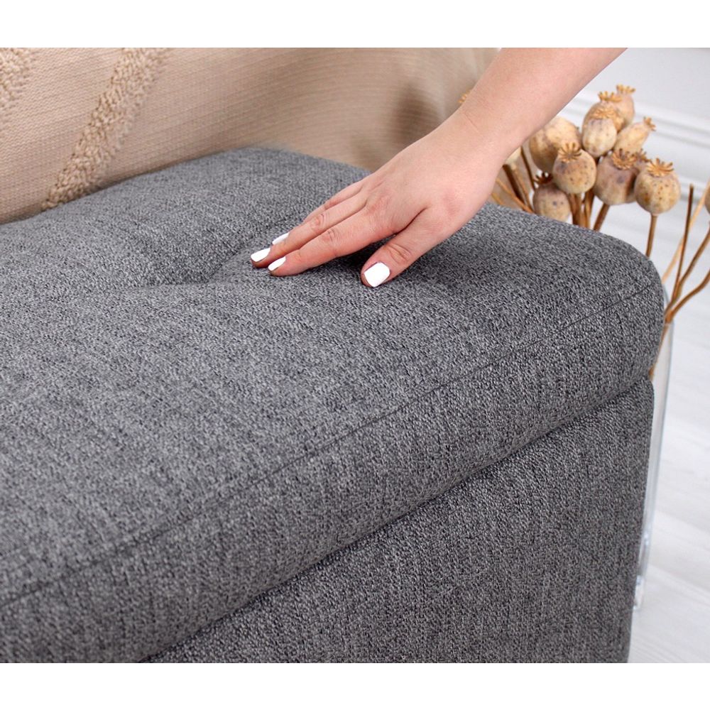 Rocio - Tamnosivi Pouf slika 3