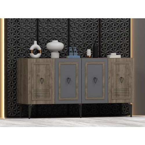 Asya - Walnut, Anthracite Walnut
Anthracite Console slika 2