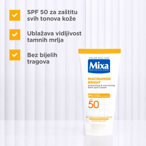 Mixa Niacinamid Višenamenska krema protiv tamnih mrlja 50ml slika 6