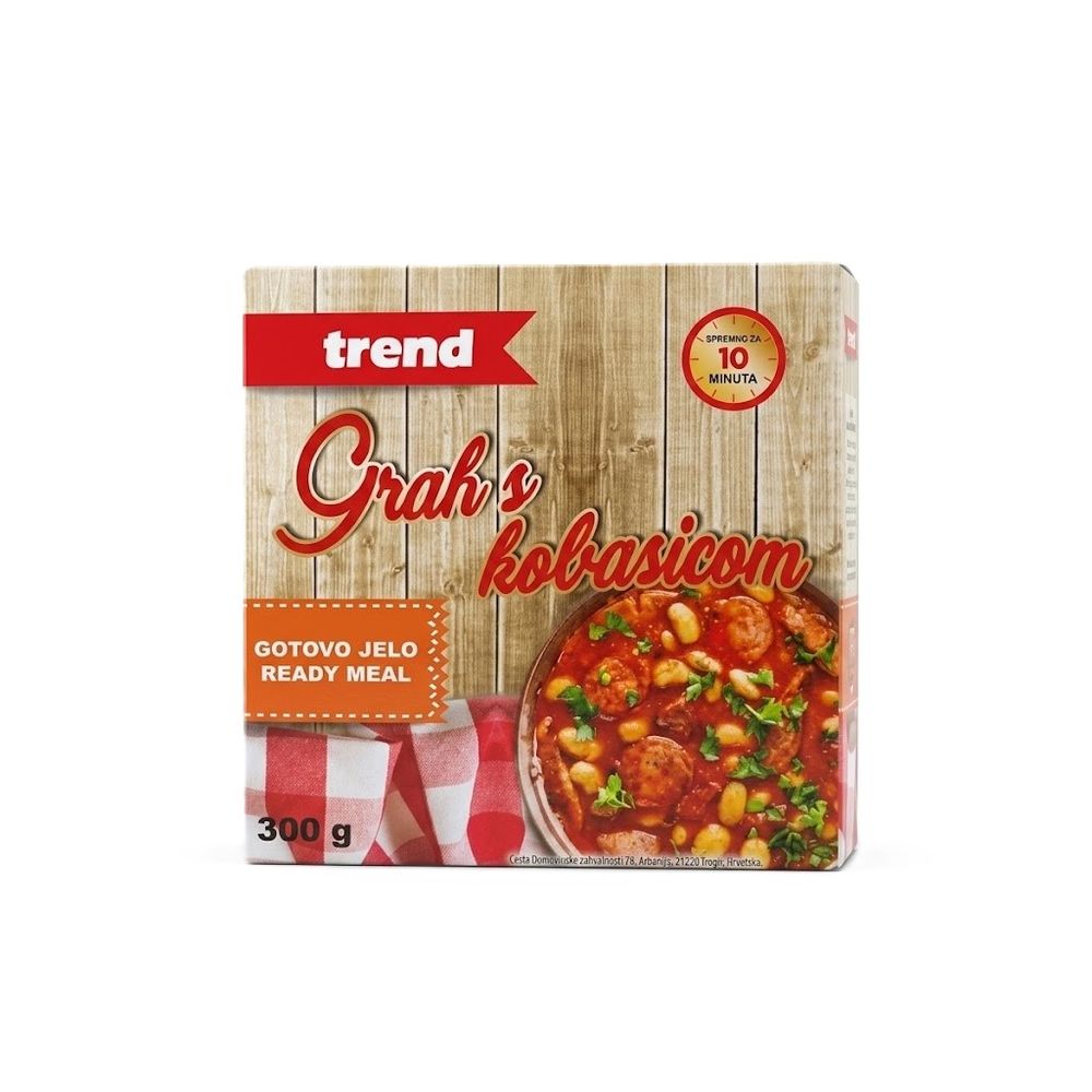 Trend Grah sa kobasicom limenka 300g slika 1
