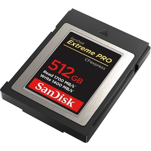 SanDisk Extreme PRO CFexpress tip B, 512GB, 1700MB/s čitanje, 1400MB/s pisanje slika 1