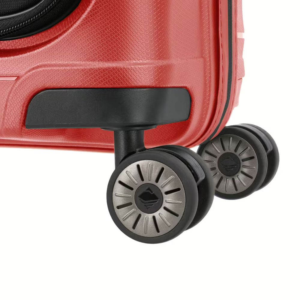 Travelite kofer 55 cm ABS Mooby sa prednjim džepom, 076846-10, crveni slika 8