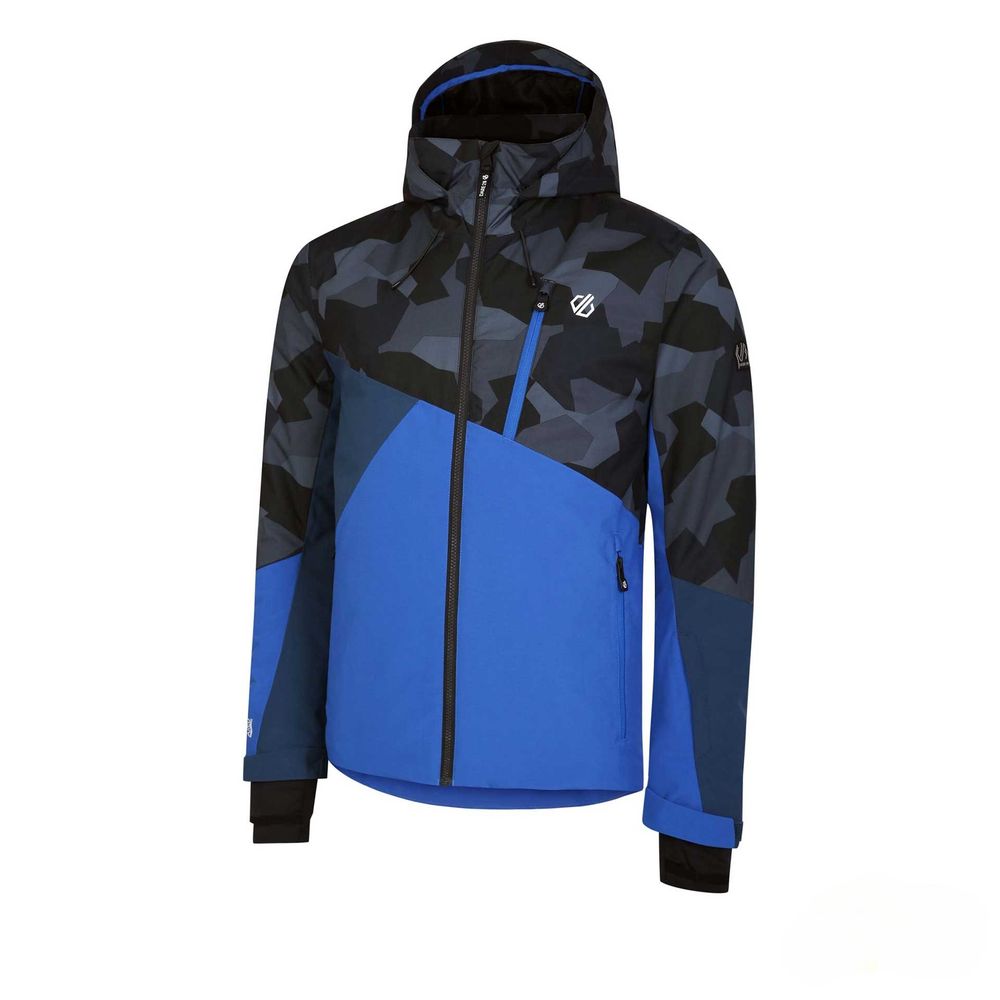 Dare2B Muška jakna za skijanje Baseplate, Olympian Blue/Black Geo slika 1
