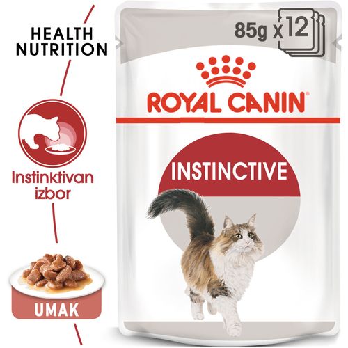 ROYAL CANIN FHN Instinctive Gravy, potpuna hrana u vrećici za  odrasle mačke, komadići u umaku, 12x85 g slika 6