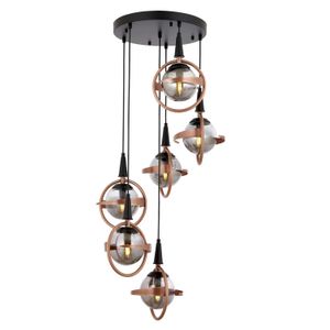 Av-1899-6T-Bsy Black
Copper Chandelier