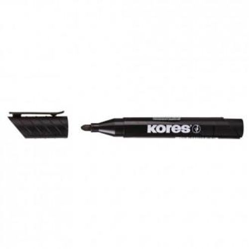 Flomaster Kores, permanent marker, 2093, 1-3 mm, crni slika 1