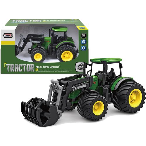 Zeleni traktor sa žlicom 1:24 slika 1