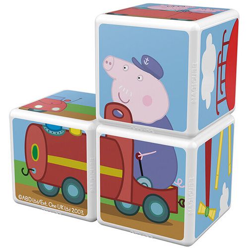 Peppa Pig Travel With Peppa Magicube magnetske kocke - 3kom slika 1