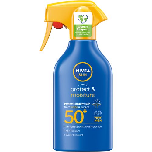 NIVEA SUN PROTECT & MOISTURE Trigger sprej SPF50+  270 ml slika 1