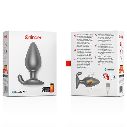 Oninder vibrirajući Butt Plug App Controlled slika 5