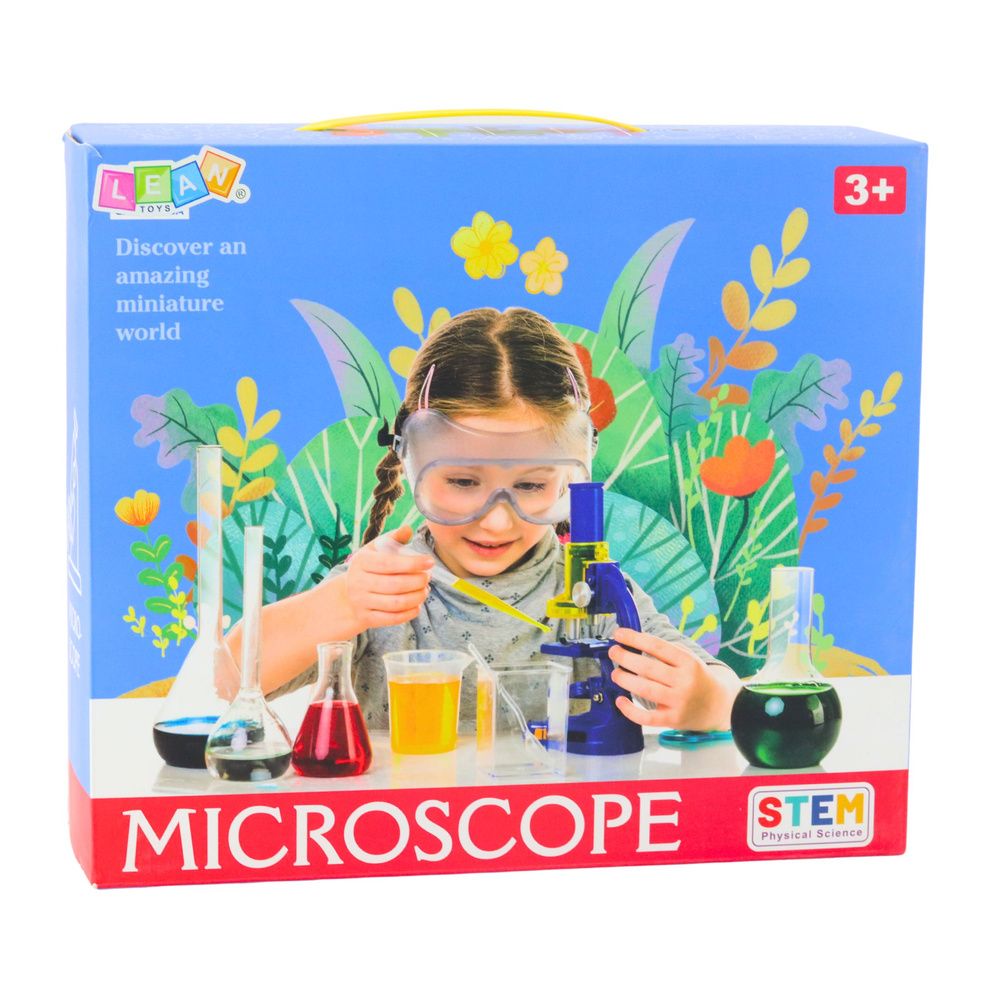 Edukativni mikroskop za djecu, pribor, uvećanje 300x slika 5