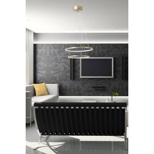 Çember 2 Li Eskitme Ledli Avize 3 Renk Copper Chandelier