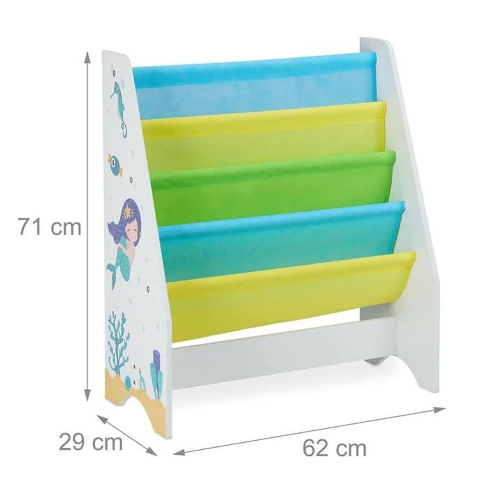 Kinder Home Dječija polica za knjige Sirena slika 9