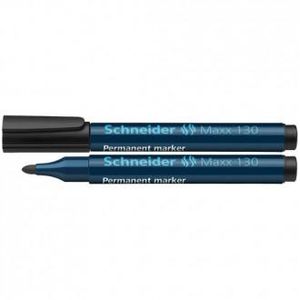 Flomaster Schneider, permanent marker, Maxx 130, 1-3 mm, crni