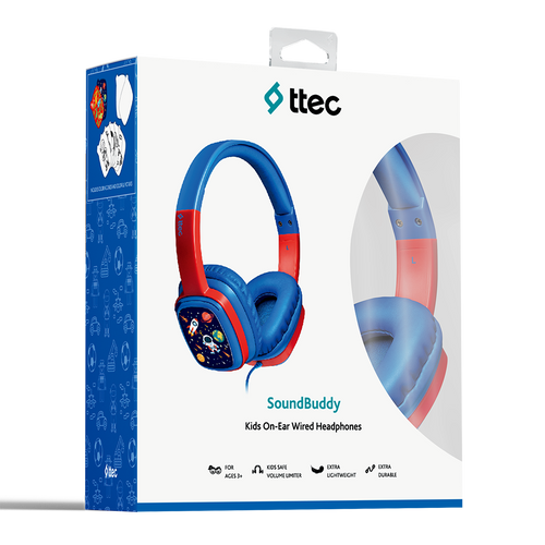 Ttec Slušalice SoundBuddy  Kids On-Ear Wired Headphones,Blue slika 3