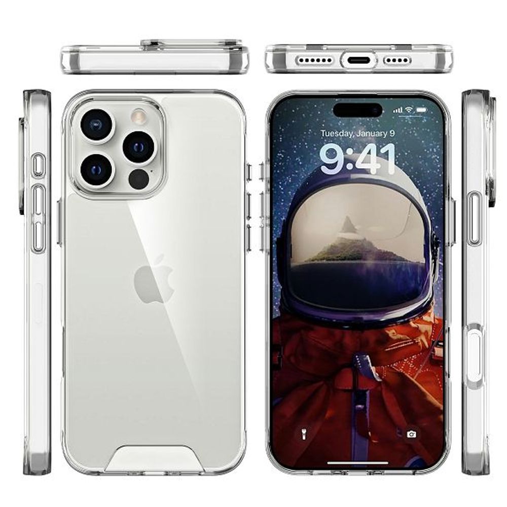 MM TPU IPHONE 16 PRO MAX DROP-PROOF LIGHT clear slika 4