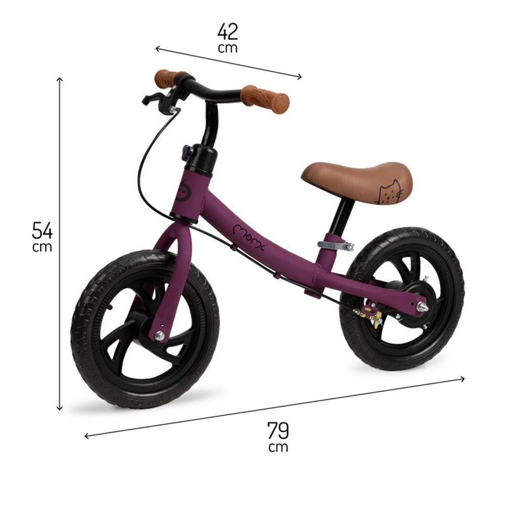 Momi Balans bicikl Breki, Purple slika 10
