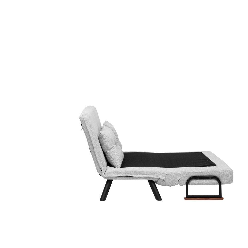 Sando 2-Sjedišni Sofa-Krevet - Teddy Tkanina - Siva slika 12