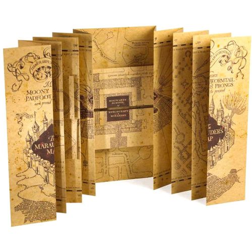 Harry Potter Marauder's Map replika slika 1