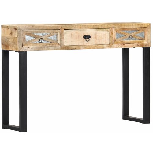Konzolni stol od masivnog drva manga 110 x 30 x 76 cm slika 43