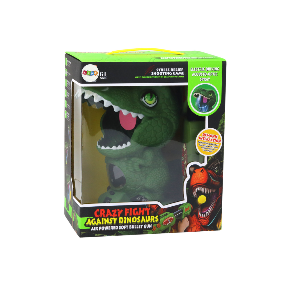 Arkadna igra pucanja s dinosaurom, pištoljem i zelenim lopticama slika 4