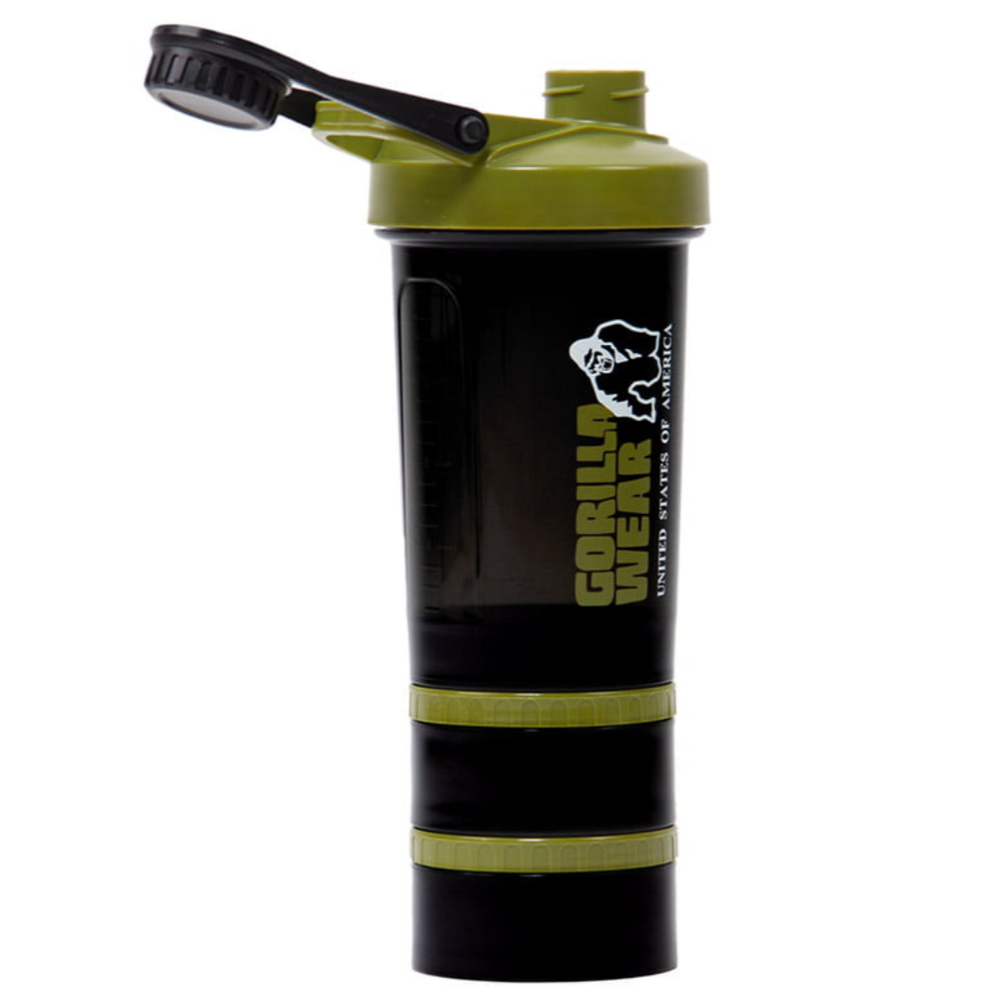 Gorilla Wear Šejker 2 GO -  Black/Army Green slika 2