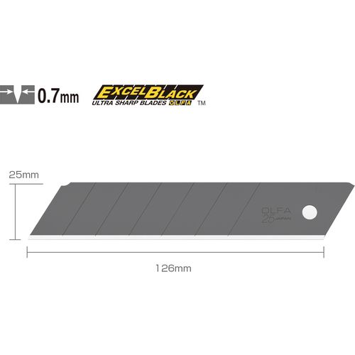 OLFA HBB-5B profesionalna oštrica 25mm slika 1