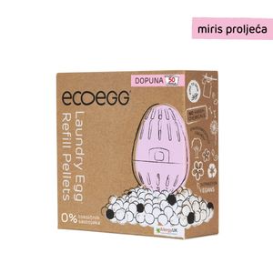 EcoEgg 2U1 Dopuna za eko jaje, eko deterdžent i omekšivač za veš, 50 pranja - Miris proljeća